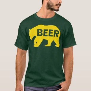 Camiseta Cervezas, Día, Alcohólicas, Osos, Silvestres, Vida