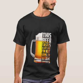 Camiseta Cervezas Esta Cerveza Tiene Un Sabor Muy Divertido