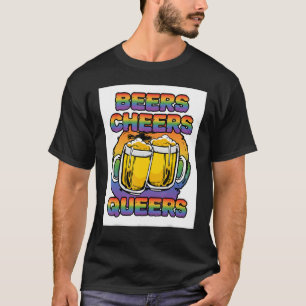 Camiseta Cervezas Saludos Queers Bisexual Transgénero Love 