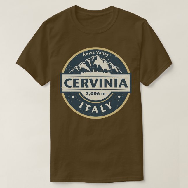 Camiseta Cervinia Italia (Diseño del anverso)