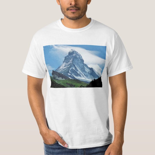 Camiseta Cervino, montañas (Anverso)