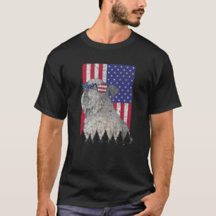 Camiseta Cesky Terrier Perro Patriótico Orgullo Estadounide