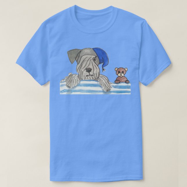 Camiseta Cesky y peluche (Diseño del anverso)