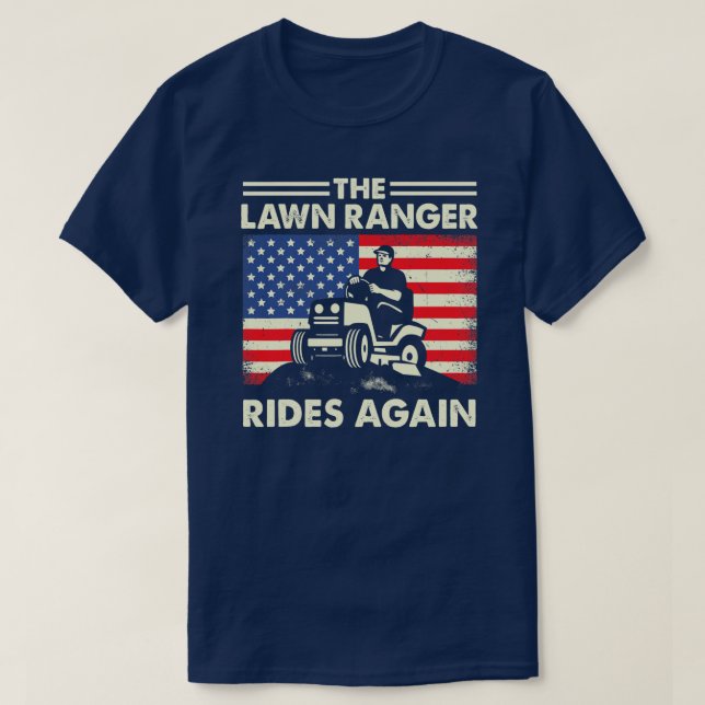 Camiseta Césped masculino que siembra al guardabosques de n (Diseño del anverso)