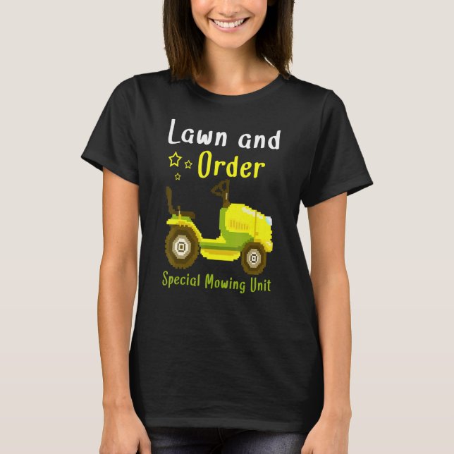 Camiseta Césped y pedido Unidad Especial De Remolque Cutter (Anverso)