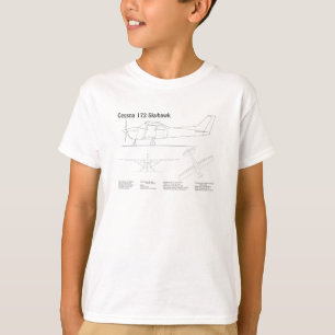 Camiseta Cessna 172 Skyhawk - Planes de diseño aéreo BD