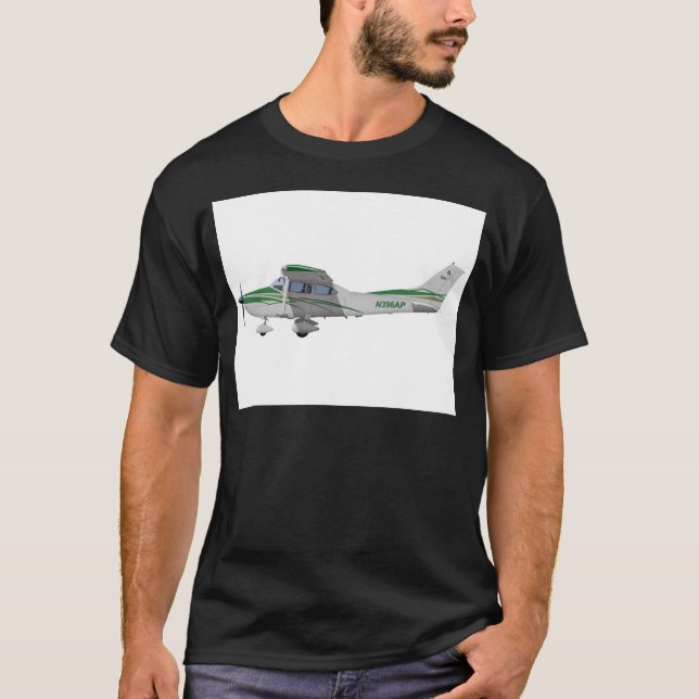Camiseta Cessna 182T Turbo Skylane II 396396 (Anverso)