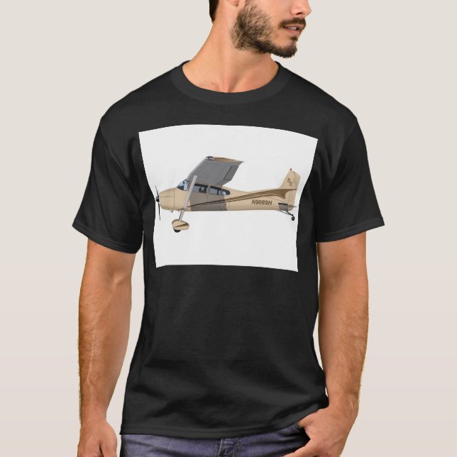 Camiseta Cessna 185 Skywagon 390390 (Anverso)