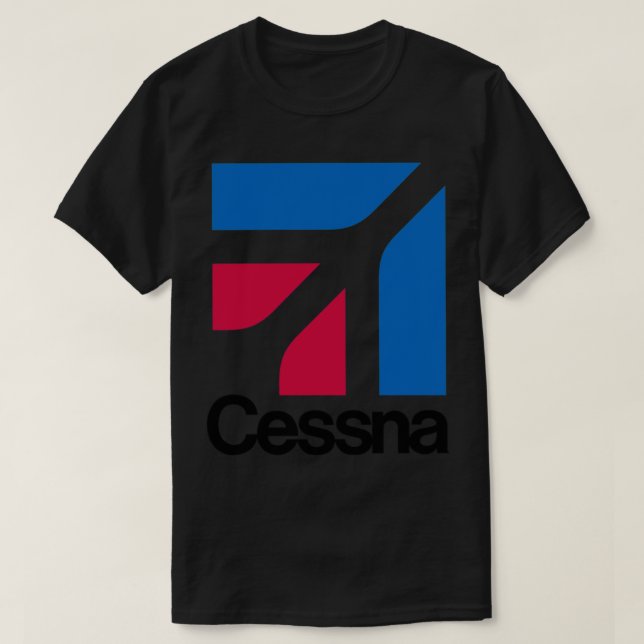 Camiseta Cessna Logo Classic T-Shirt (Diseño del anverso)