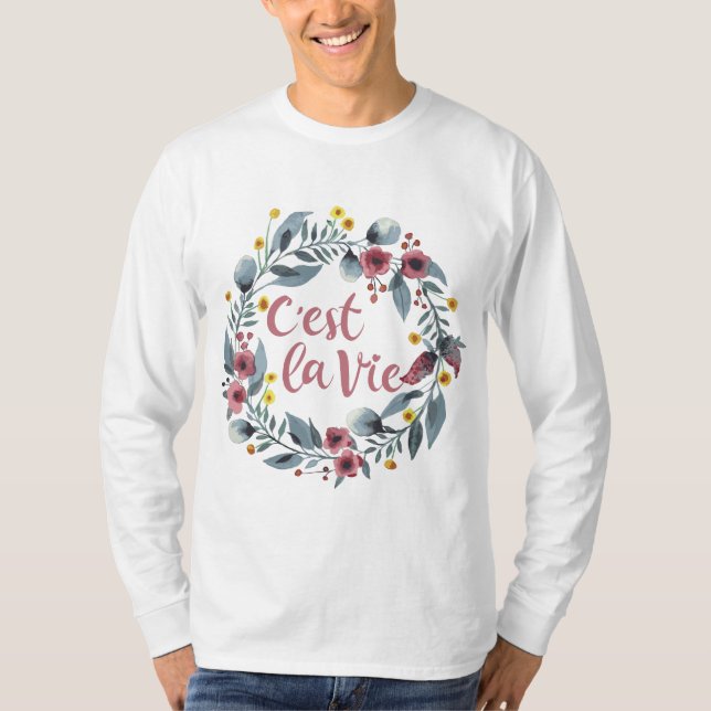 Camiseta C'est La Vie French (Anverso)