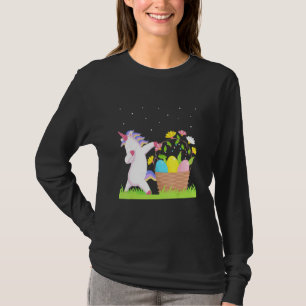 Camiseta Cesta Cuta De Pascua Con Cos Gráficos De Pascua De