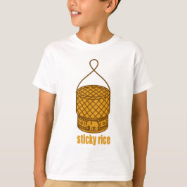 Camiseta cesta de arroz pegajosa