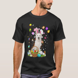 Camiseta Cesta de caza de huevos de Pascua para perro pasto