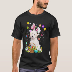 Camiseta Cesta de caza de huevos de Pascua para perros Malt