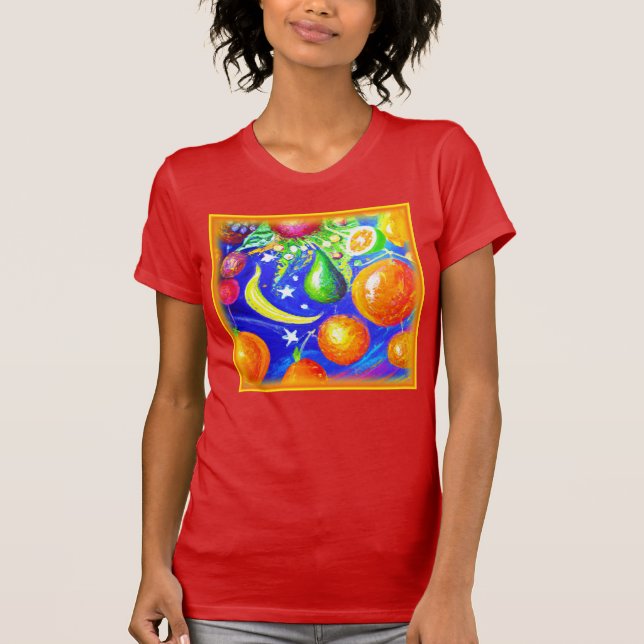 Camiseta Cesta De Fruta Estelar. ¡Hazte con una en Zazzle (Anverso)