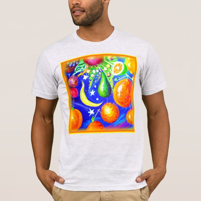 Camiseta Cesta De Fruta Estelar. ¡Hazte con una en Zazzle (Anverso)