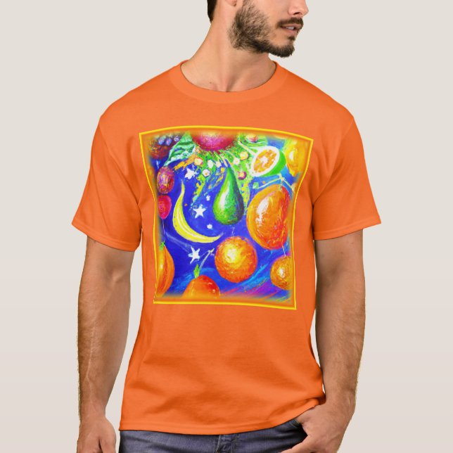 Camiseta Cesta De Fruta Estelar. ¡Hazte con una en Zazzle (Anverso)