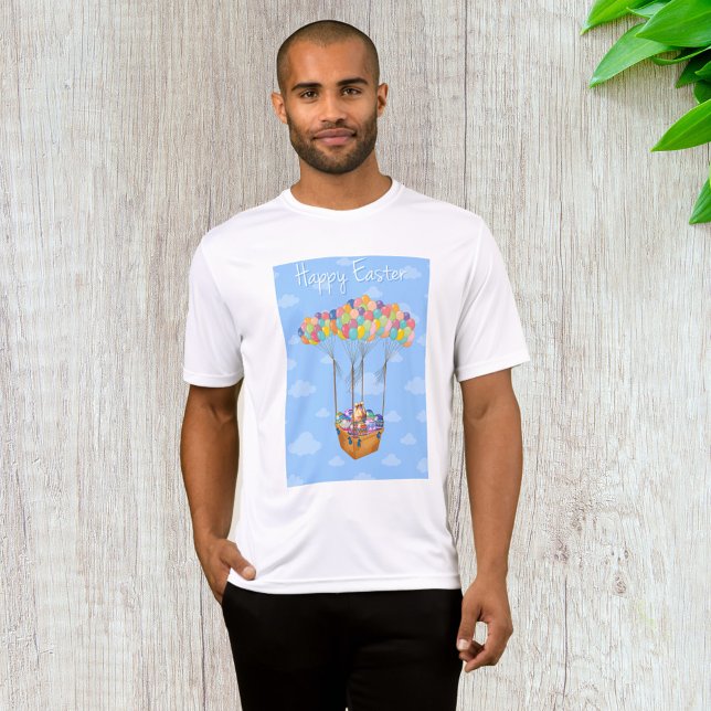 Camiseta Cesta de globos de Pascua con huevos coloridos (Subido por el creador)