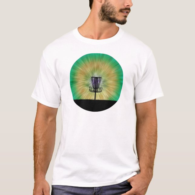 Camiseta Cesta de golf de disco de tinta (Anverso)