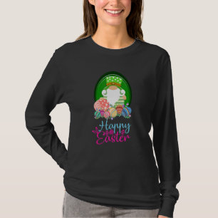 Camiseta Cesta de huevos de oro verde enanos feliz de Pascu