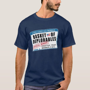 Camiseta Cesta de miembro que lleva de la tarjeta de