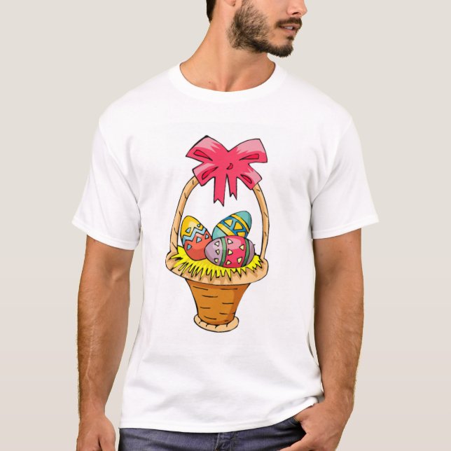 Camiseta Cesta de Pascua (Anverso)