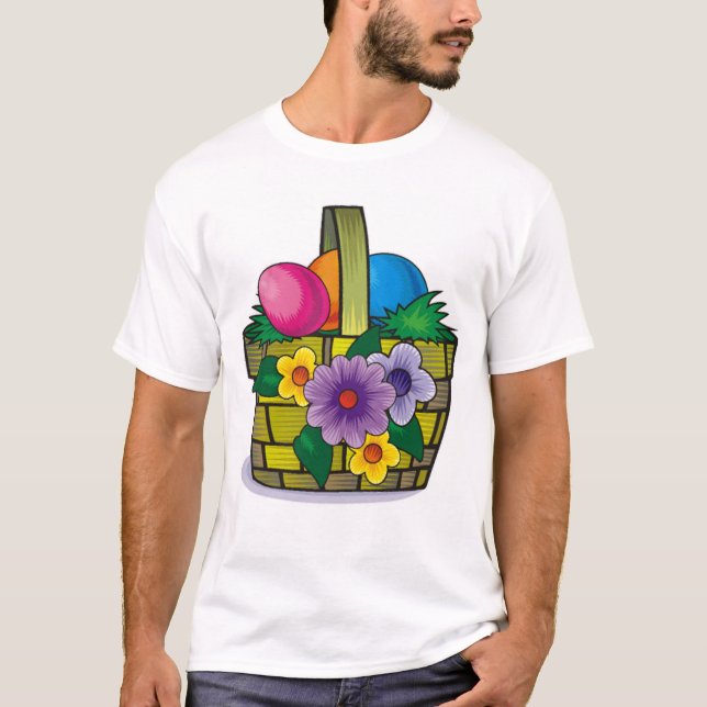 Camiseta Cesta de Pascua (Anverso)