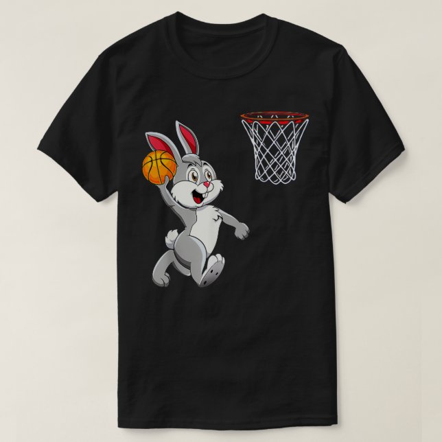 Camiseta Cesta de Pascua Abarca a los niños Graciosa Báscar (Diseño del anverso)