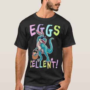 Camiseta Cesta de Pascua Estudia Huevo de Huevo de Conejo R