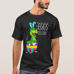 Camiseta Cesta de Pascua Estudia Niños Cute T Rex Bunny Egg