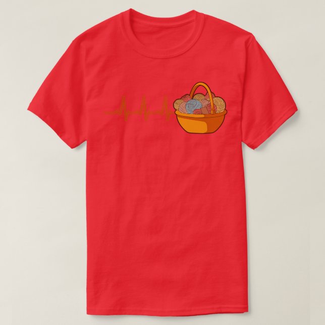Camiseta Cesta De Punto Con Lana (Diseño del anverso)