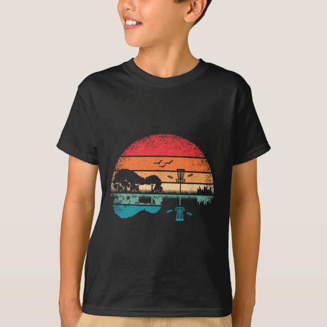 Camiseta Cesta divertida de disco de golf Frisbee Árbol Gui (Anverso)