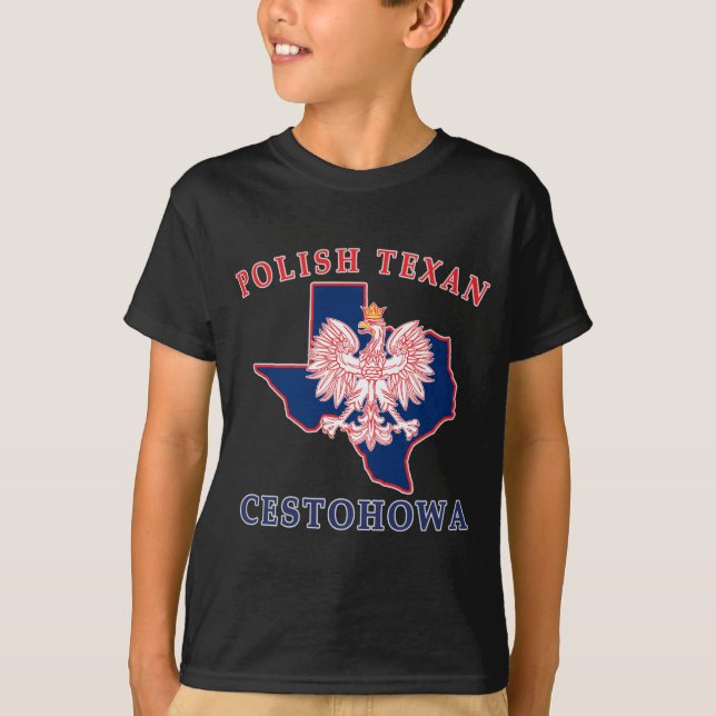 Camiseta Cestohowa Texan polaco (Anverso)