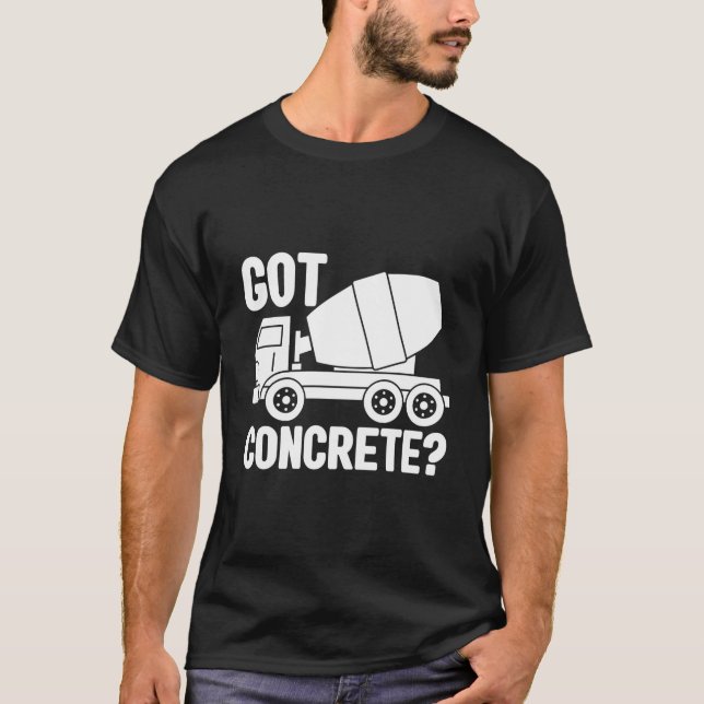 Camiseta Cet Mixer Construction Worker Construction Site (Anverso)