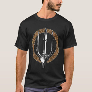 Camiseta Cetro Tridente de Poseidón Mitología Griega Antigu