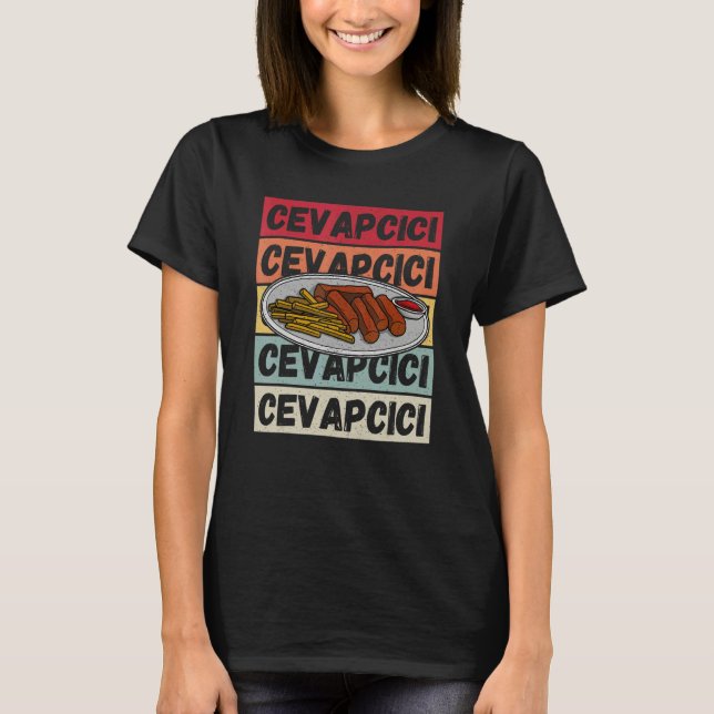 Camiseta Cevapcici Kebab Balkan cuisine 12 (Anverso)