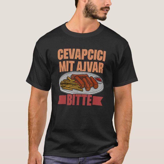 Camiseta Cevapcici Kebab Balkan cuisine 8 (Anverso)