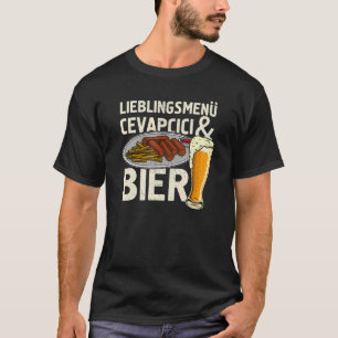 Camiseta Cevapcici Kebab Cocina balcánica