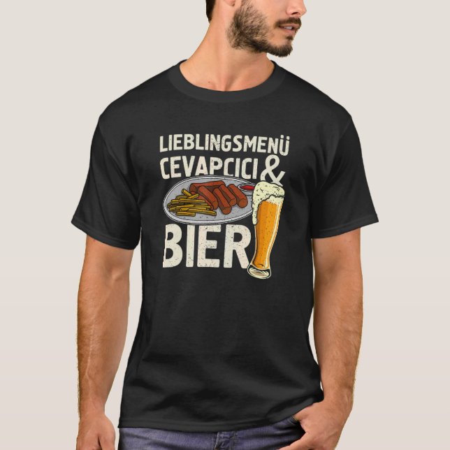 Camiseta Cevapcici Kebab Cocina balcánica (Anverso)
