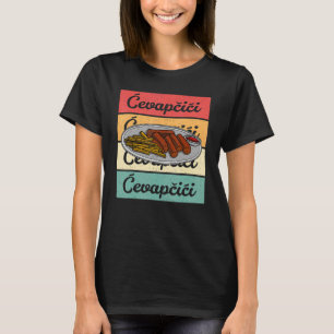 Camiseta Cevapcici Kebab Cocina balcánica 17