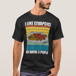 Camiseta Cevapcici Kebab Cocina balcánica 42