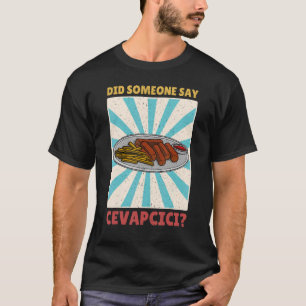 Camiseta Cevapcici Kebab Cocina balcánica 45