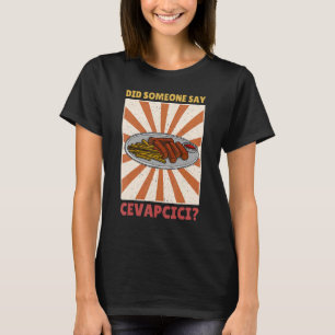 Camiseta Cevapcici Kebab Cocina balcánica 46