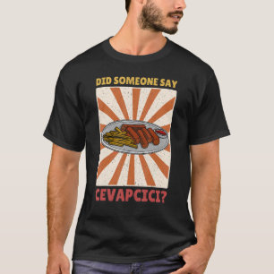Camiseta Cevapcici Kebab cocina balcánica 46