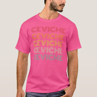 Camiseta Ceviche Estilo Retro