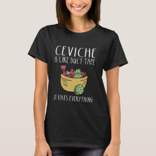 Camiseta Ceviche Fans Ceviche Lover Peruano Seafoo