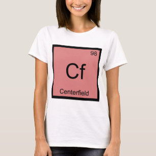Camiseta Cf - Jardín Central Símbolo de Elemento Químico Bé