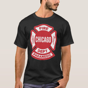 Camiseta CFD Chicago Fire Department    ParamedicT-Shirt