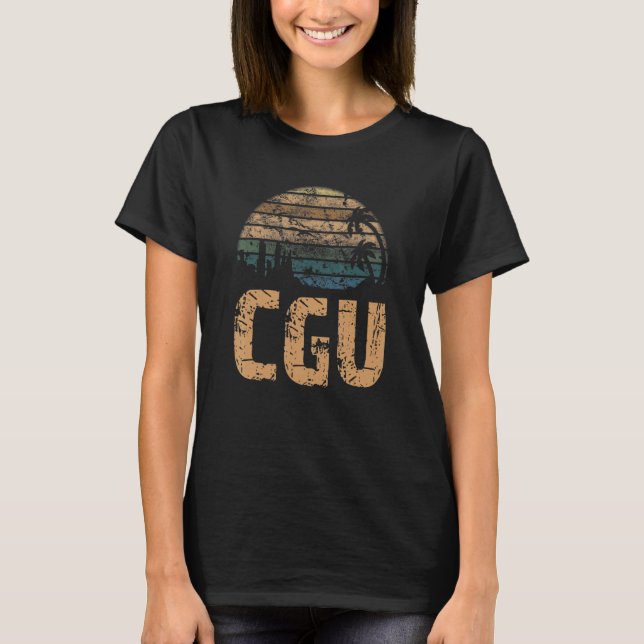 Camiseta CGU Vintage Sunset Distressed (Anverso)