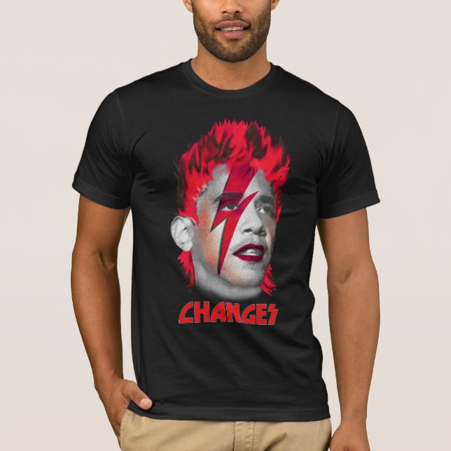 Camiseta Ch-Ch-Cambios - Barack Obama (Anverso)
